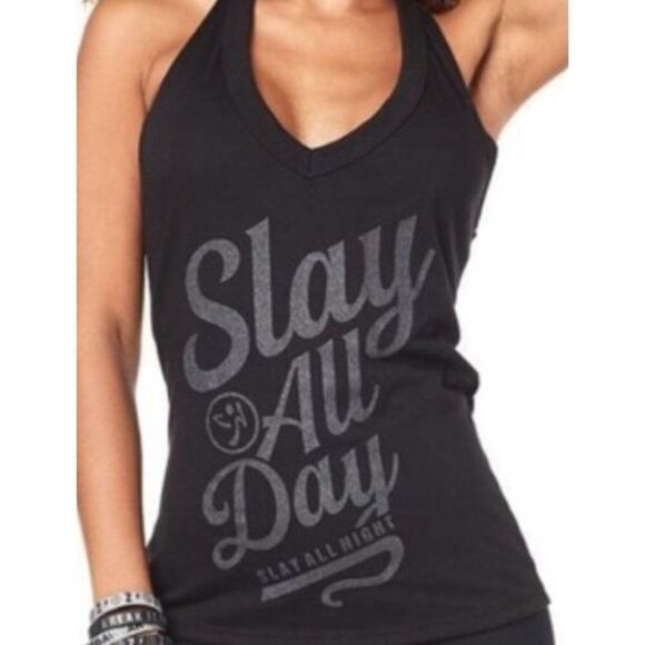 Zumba‎ Women’s XS Slay All Day Hater Top - Picture 1 of 6